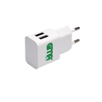 Dual USB Charger 2.4A - White